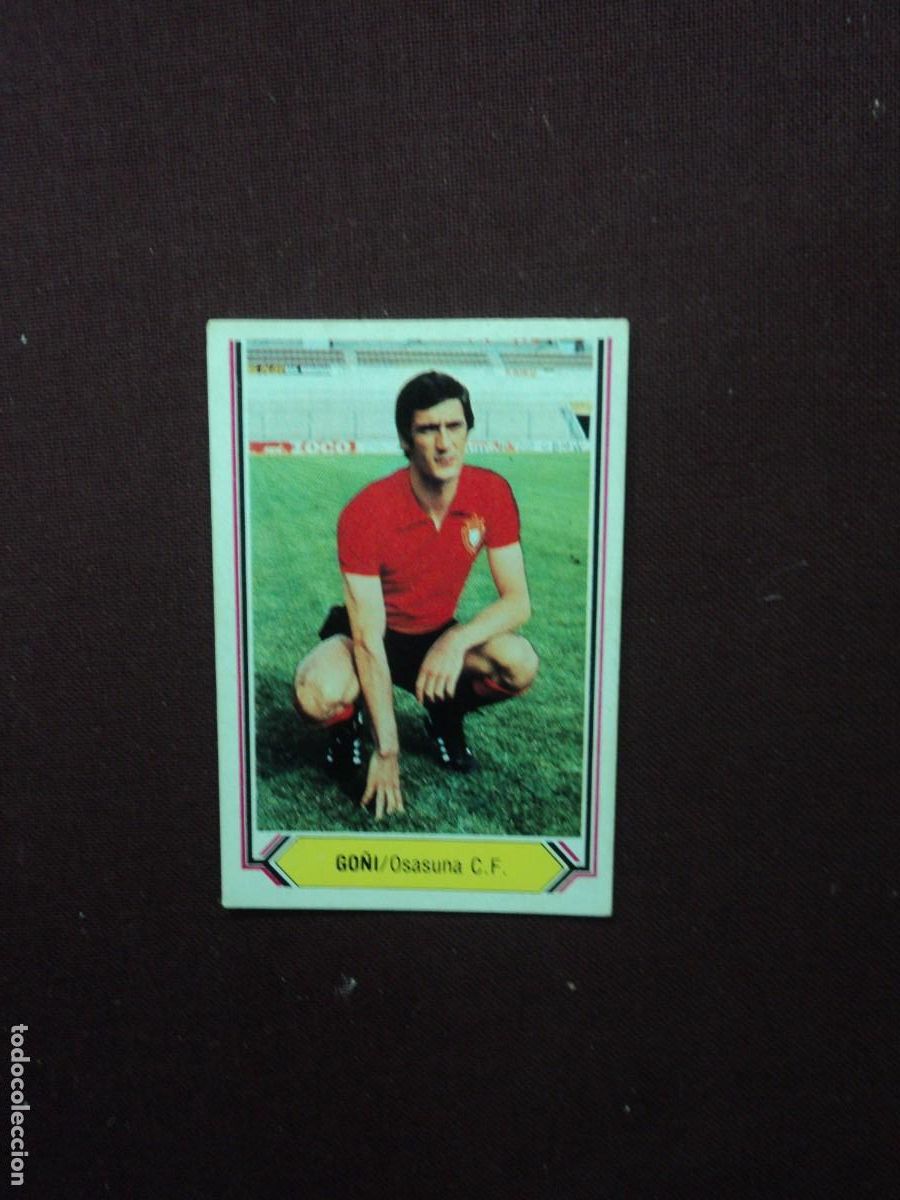 Cromos de f&uacute;tbol: Go&ntilde;i - Osasuna Este 80-81 nuevo - Foto 1