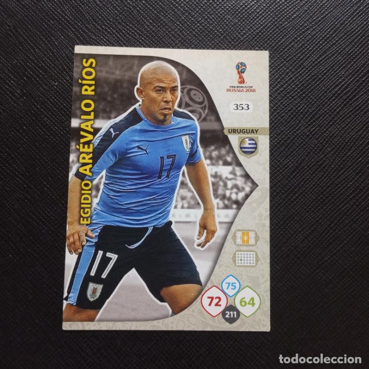 Fu&szlig;ball-Sticker: AREVALO RIOS 353 URUGUAY ADRENALYN RUSIA 2018 WORLD MUNDIAL CROMO FUTBOL 18 - A138 - PG343