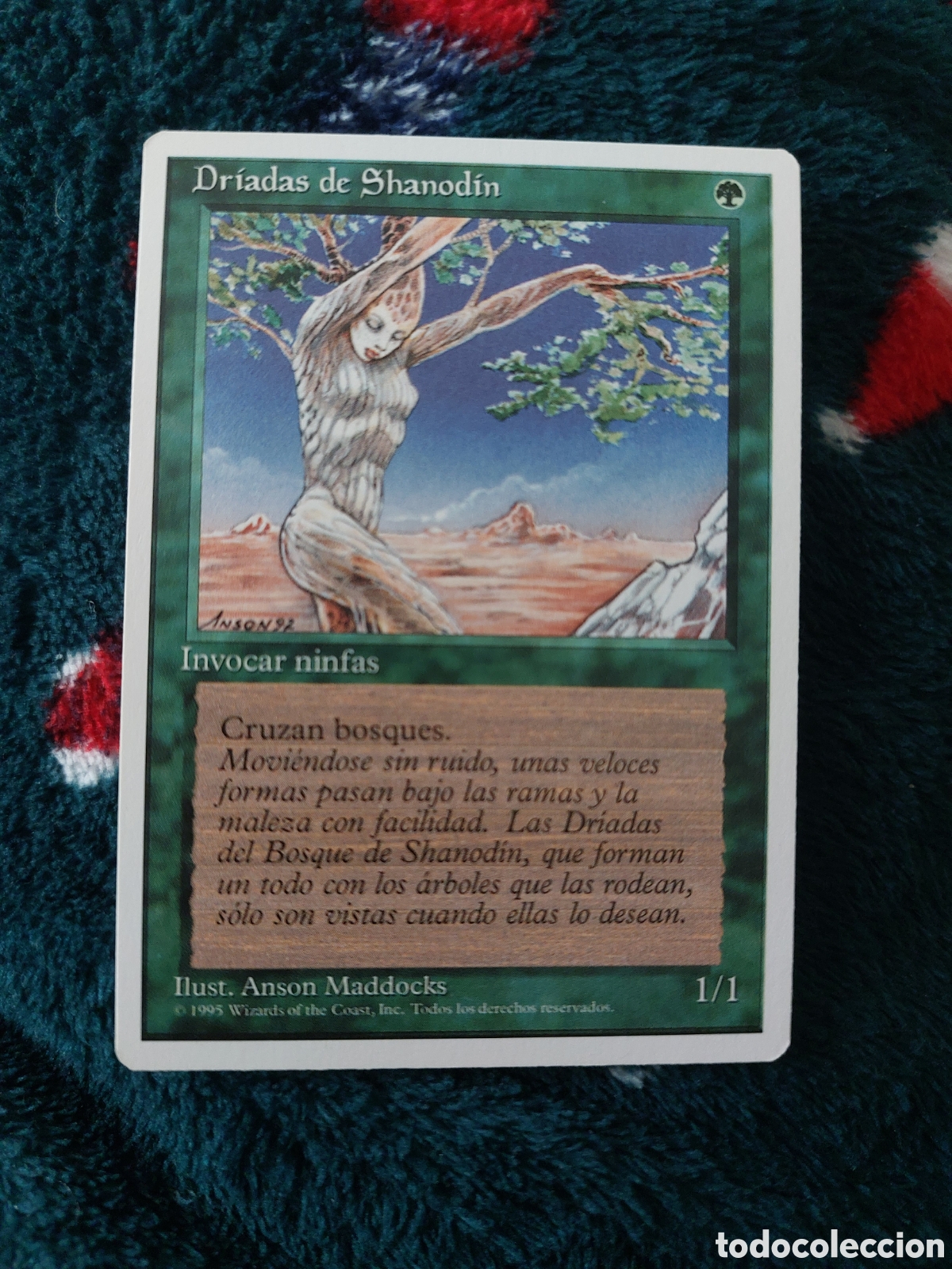 Figurine di Calcio: DRIADAS DE SHANODIN - INVOCAR NINFAS - MAGIC THE GATHERING ILUST. ANSON MADDOCKS