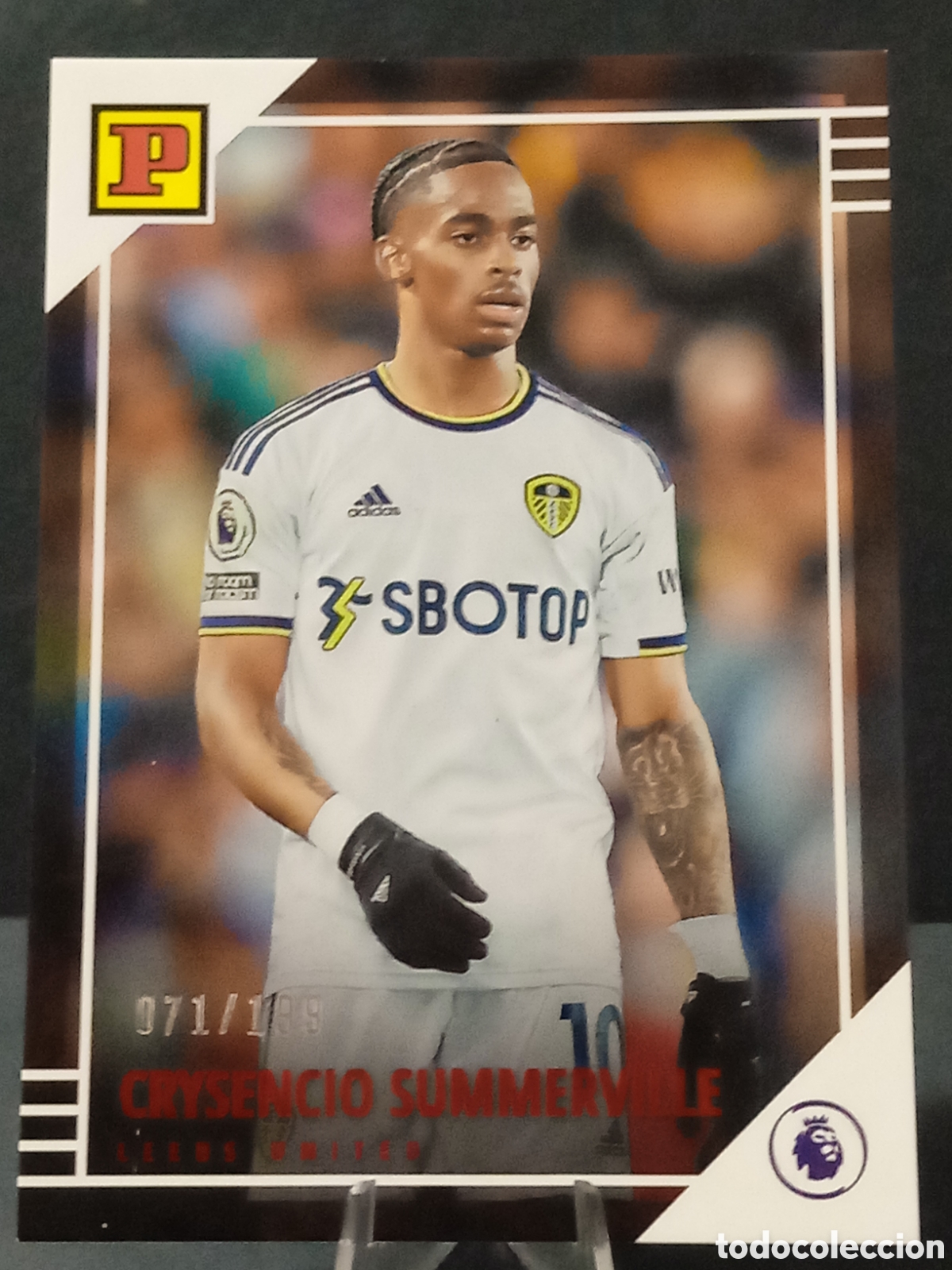 Cromos de f&uacute;tbol: 36 numerada /199 CRYSENCIO SUMMERVILLE LEEDS PREMIER LEAGUE PANINI CHRONICLES 2022 2023 CROMOS