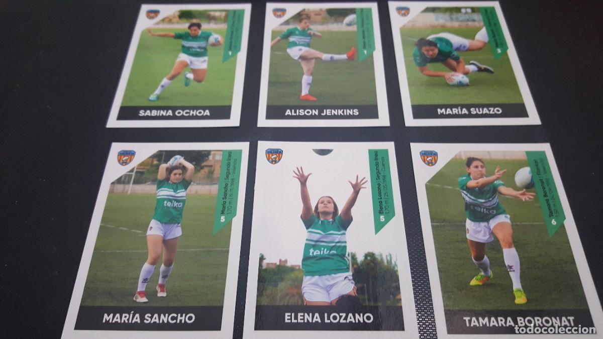 Cartes &agrave; collectionner de Football: LOTE 11 CROMOS JUEGAN ELLAS GANAMOS TODOS TEIKA RUGBY CLUB VALENCIA FEMENINO