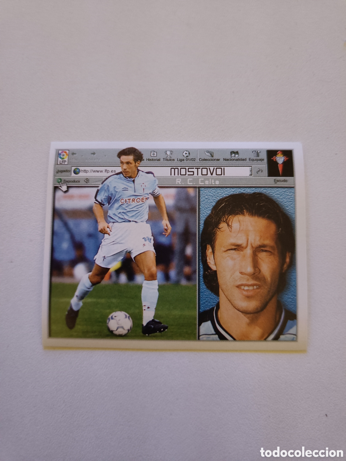 Cromos de f&uacute;tbol: Ediciones colecciones este 2001 2002 celta mostovoi - Foto 1