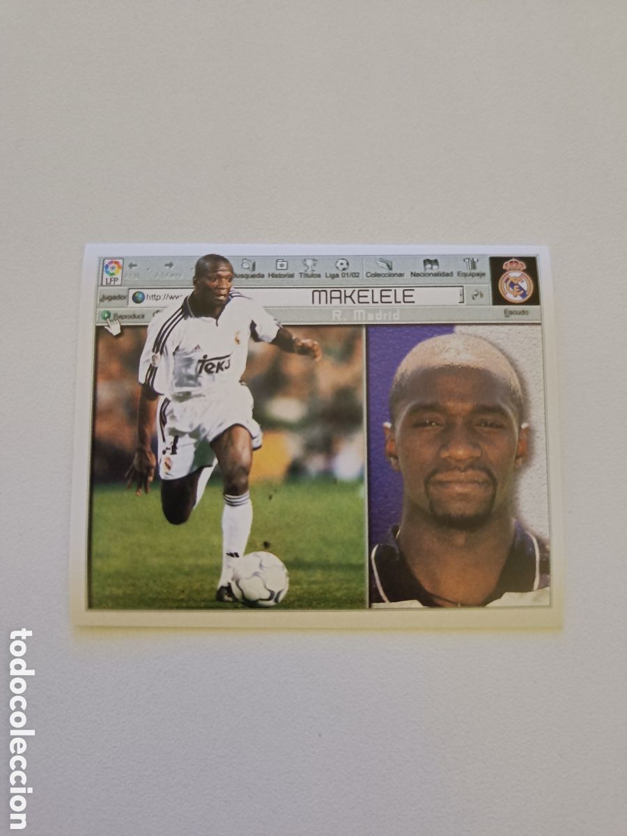Cromos de f&uacute;tbol: Ediciones colecciones este 2001 2002 real madrid makelele - Foto 1