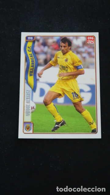 Cartes &agrave; collectionner de Football: LAS FICHAS DE LA LIGA 2005,VILLARREAL C.F.,QUIQUE ALVAREZ AS 096, 96, 198 MUNDICROMO,2004/2005,04/05