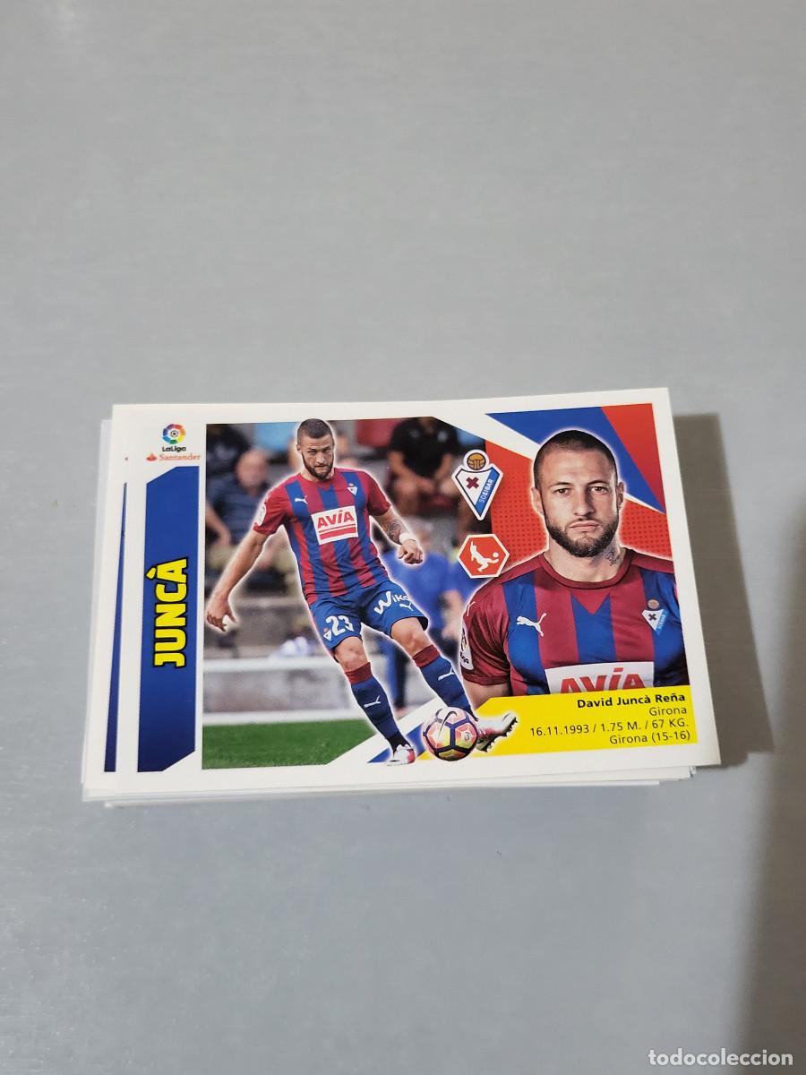 Cromos de f&uacute;tbol: Cromo liga este 17/18. Junc&aacute;. Eibar. Nunca pegado. - Foto 1