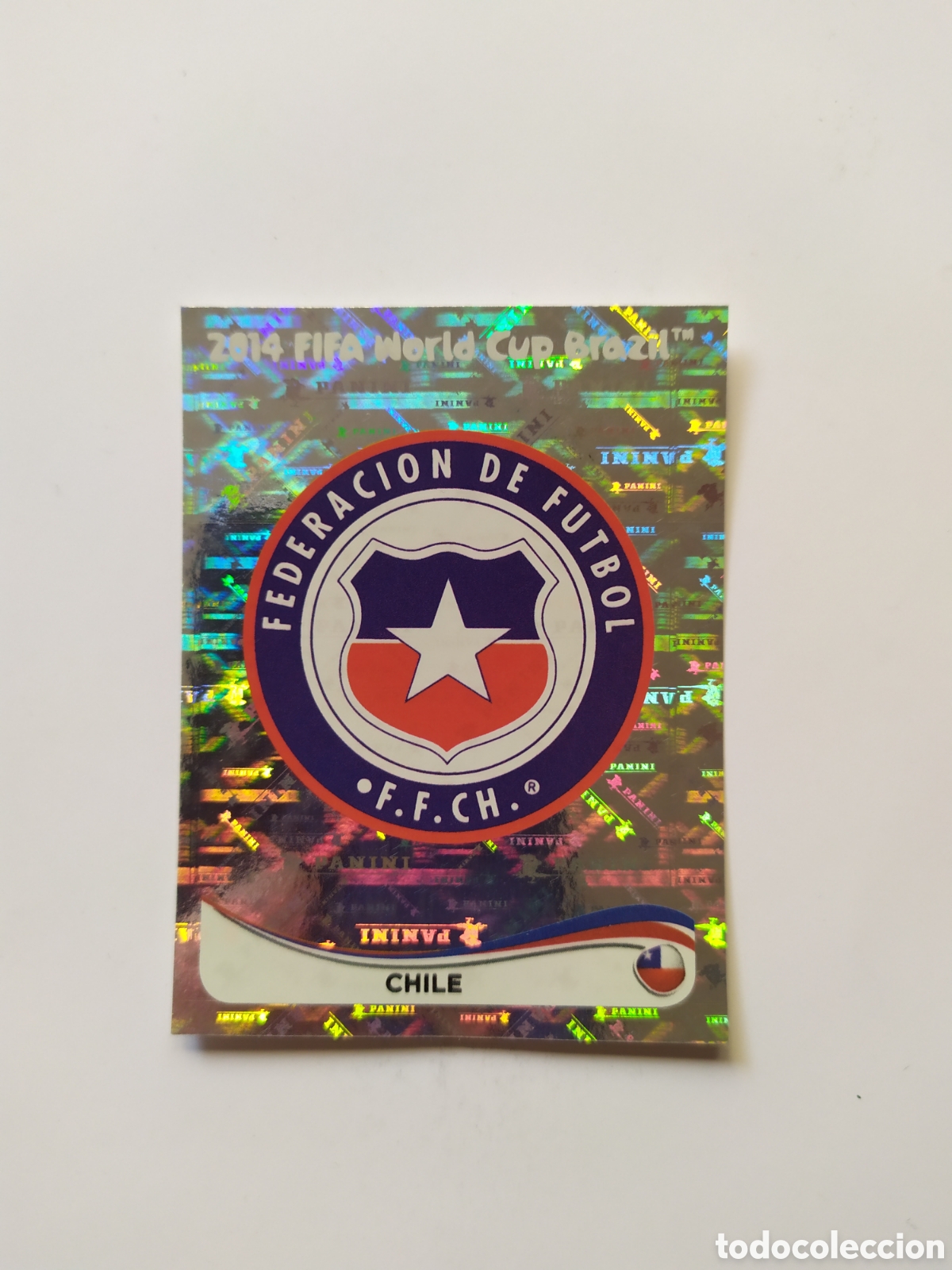 Figurine di Calcio: Mundial FIFA Brasil 2014 panini escudo n&deg; 146 Chile