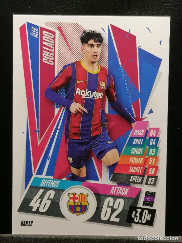 Cromos de F&uacute;tbol: BAR12 COLLADO BARCELONA ROOKIE MATCH ATTAX CHAMPIONS 2020 2021 20 21