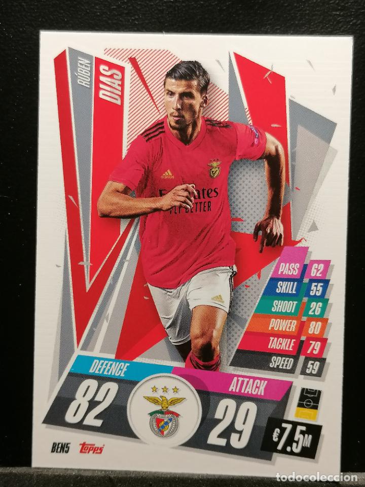 Cromos de f&uacute;tbol: BEN5 DIAS BENFICA MATCH ATTAX CHAMPIONS 2020 2021 20 21