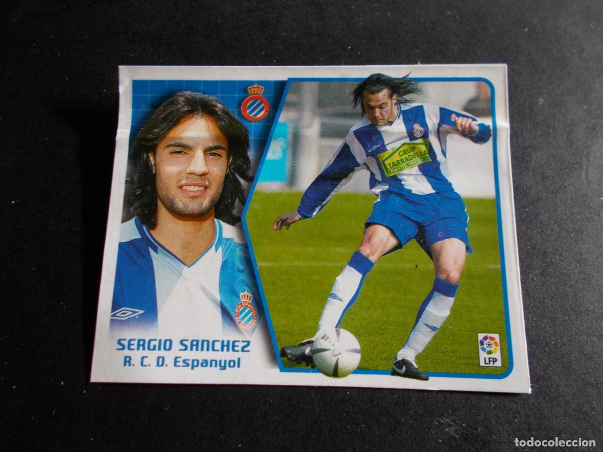 Cromos de f&uacute;tbol: ESTE 05-06 SERGIO SANCHEZ ESPA&Ntilde;OL DIFICIL VENTANILLA CON TODA LA TRASERA - Foto 1