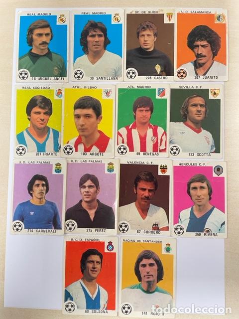 Cromos de F&uacute;tbol: 14 CROMOS FUTBOL VARIOS EQUIPOS (EDIT. MAGA) LIGA 1978/79