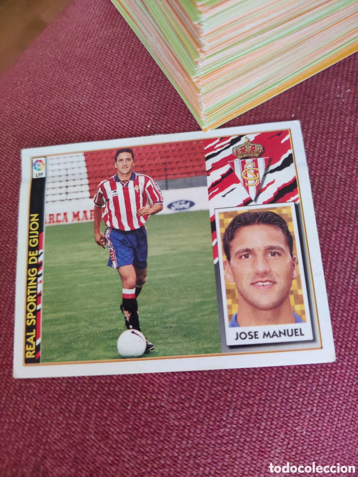 Cromos de f&uacute;tbol: Jos&eacute; Manuel Sporting de Gij&oacute;n - Foto 1
