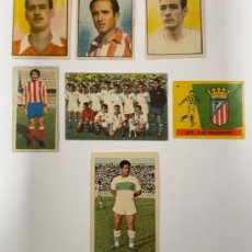 Cromos de Fútbol: 7 CROMOS DE FUTBOL - ELCHE, REAL MADRID, VALENCIA, AT.MADRID, TARRAGONA - (NUNCA PEGADOS)