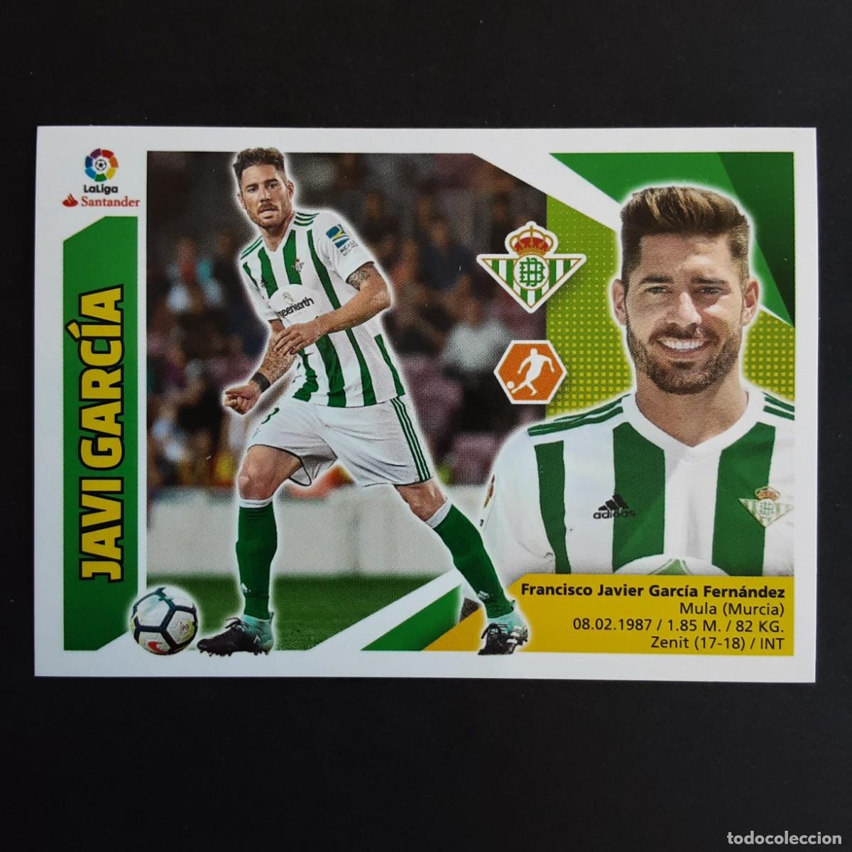 Cromos de F&uacute;tbol: CROMO LIGA 2017 2018 COLECCIONES ESTE PANINI COLOCA N&ordm;5 BIS JAVI GARCIA-BETIS NUNCA PEGADO