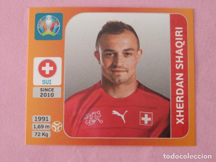Cromos de f&uacute;tbol: CROMO FUTBOL SHAQIRI DE SUIZA EURO 2020 SIN PEGAR N&ordm; 55 TOURNAMENT EDITION EURO EUROCOPA 2020