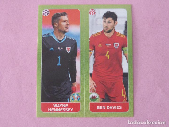 Cromos de f&uacute;tbol: CROMO DE FUTBOL HENNESSEY-DAVIES DE GALES EURO 2020 SIN PEGAR N&ordm; 92 TOURNAMENT EDITION EUROCOPA 2020