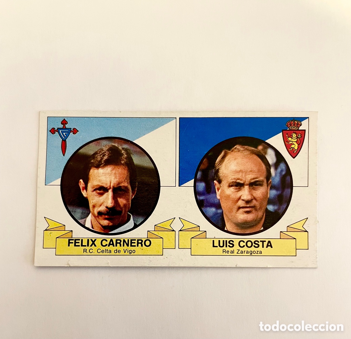 Cromos de f&uacute;tbol: ENTRENADOR CARNERO COSTA 85/86 ESTE BUEN ESTADO , ver fotos .