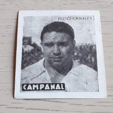 Cromos de Fútbol: CAMPANAL SEVILLA CF, FOTO CARNET ALBUM FÚTBOL LIBRETA DEPORTIVA ED. CISNE, LIGA 1942 / 1943.