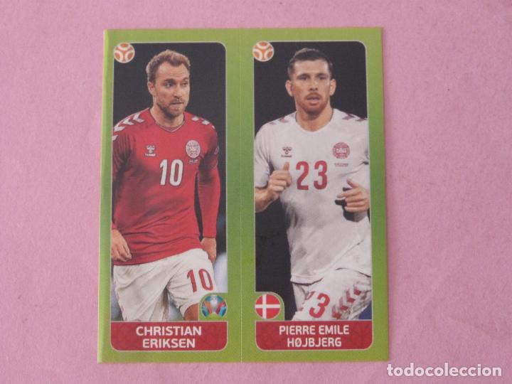 Cromos de f&uacute;tbol: CROMO DE FUTBOL ERIKSEN-HOJBJERG DINAMARCA SIN PEGAR N&ordm; 153 TOURNAMENT EDITION EURO EUROCOPA 2020