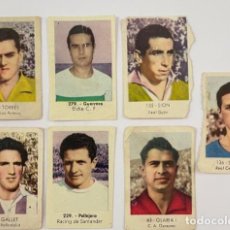 Cromos de Fútbol: 7 CROMOS FUTBOL (RUIZ ROMERO 61/62) LS PALMAS, ELCHE, GIJON, VALLADOLID, SANTANDER, OSASUNA Y CELTA