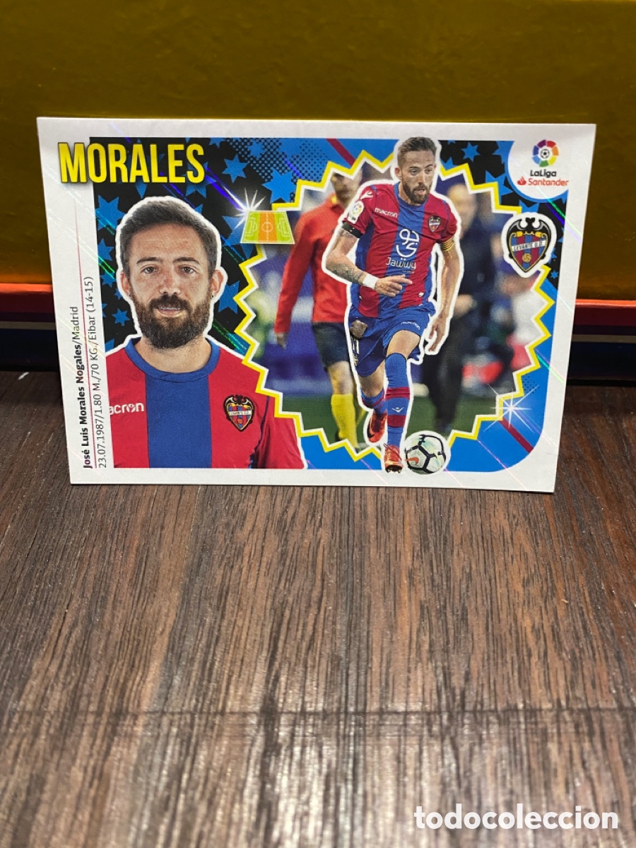 Cromos de f&uacute;tbol: Cromo de f&uacute;tbol La Liga Santander 2018/2019