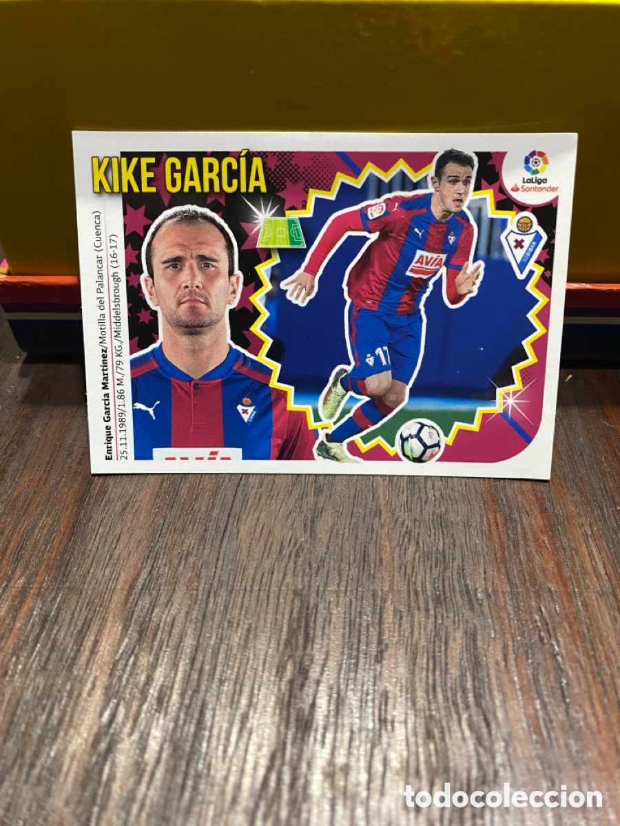Cromos de f&uacute;tbol: &ldquo;KIKE GARC&Iacute;A&rdquo; Cromo de f&uacute;tbol La Liga Santander 2018/2019