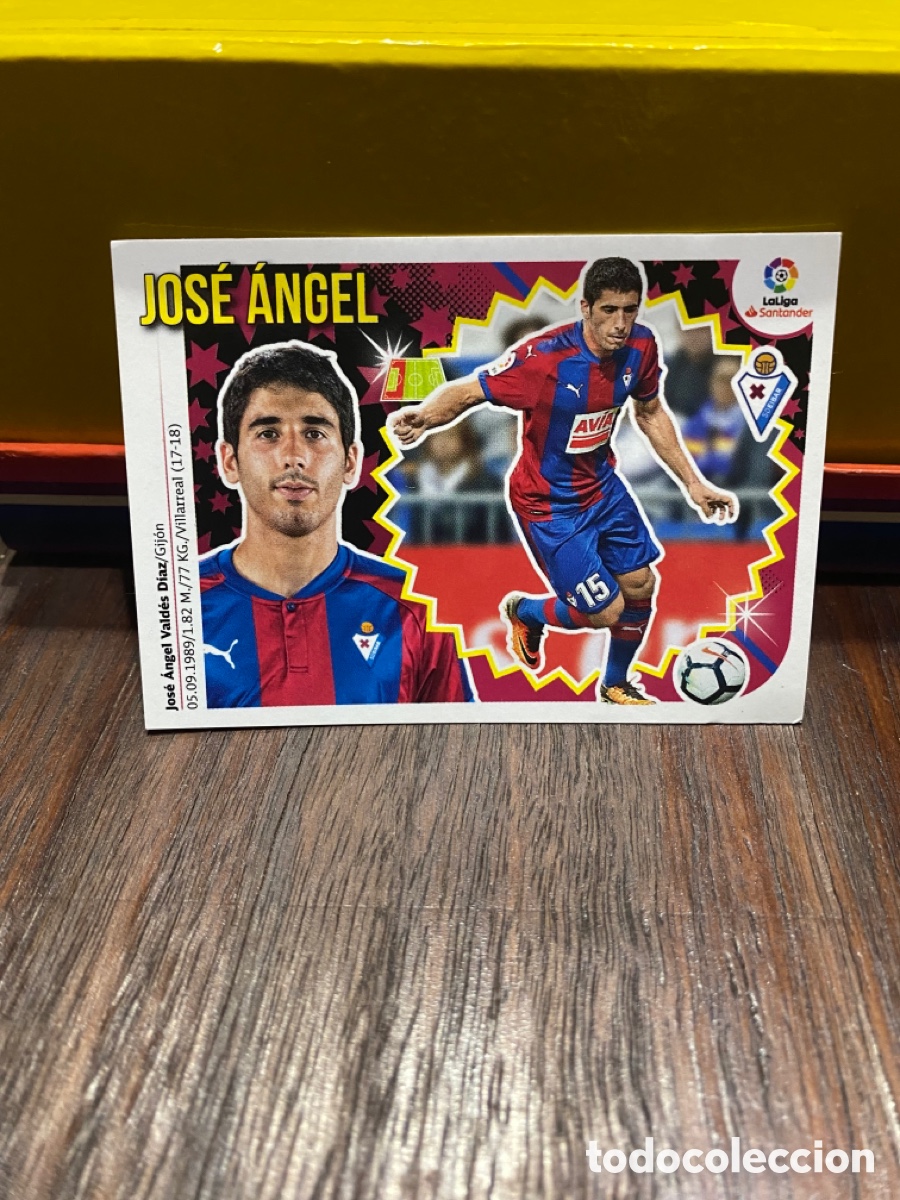 Cromos de f&uacute;tbol: &ldquo;JOSE &Aacute;NGEL&rdquo; Cromo de f&uacute;tbol La Liga Santander 2018/2019