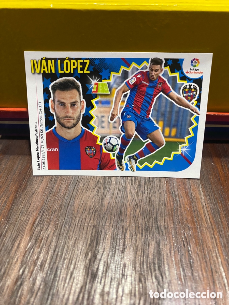 Cromos de f&uacute;tbol: &ldquo;IVAN L&Oacute;PEZ&rdquo; Cromo de f&uacute;tbol La Liga Santander 2018/2019