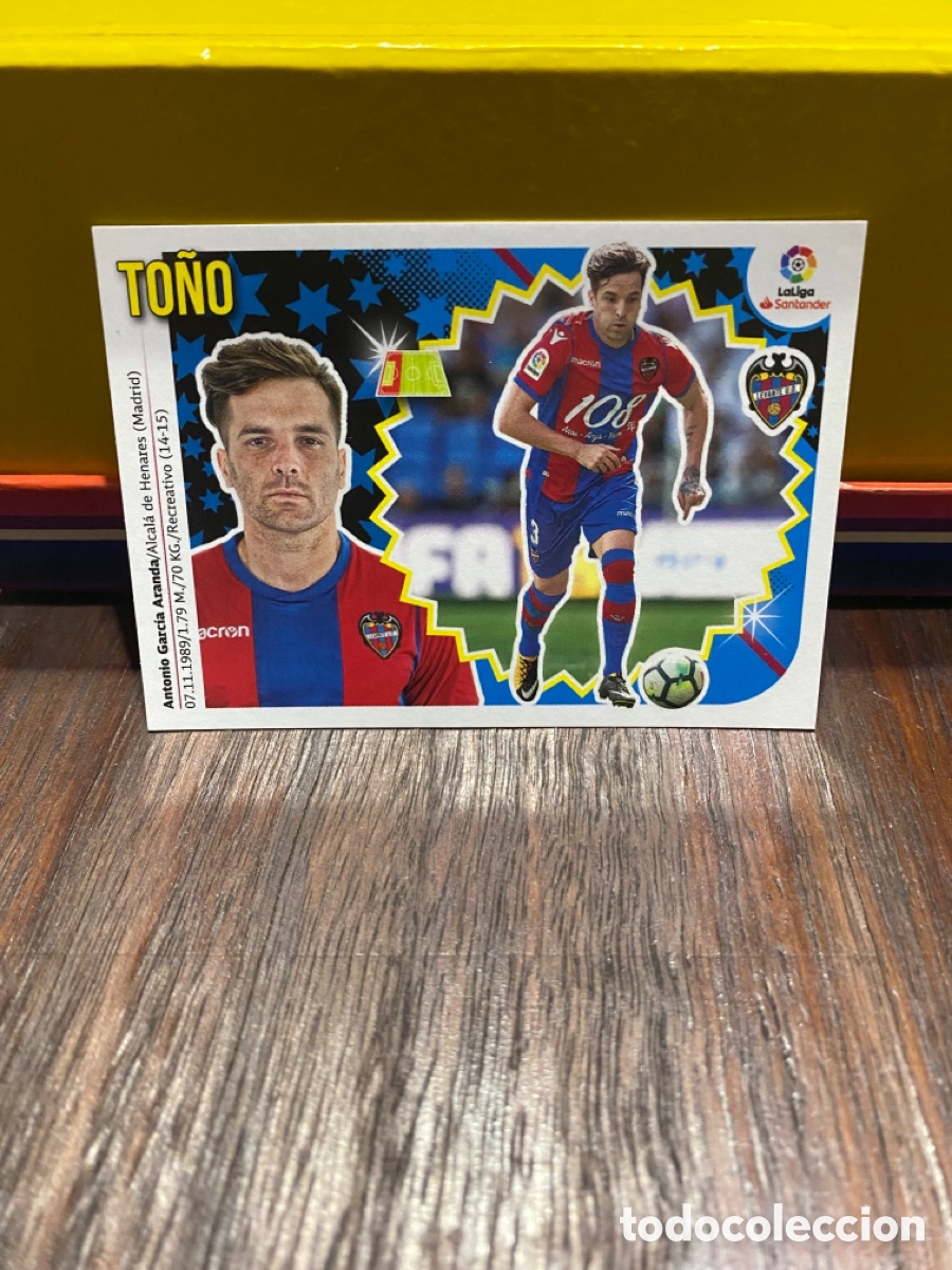 Cromos de f&uacute;tbol: &ldquo;TO&Ntilde;O&rdquo; Cromos de f&uacute;tbol La Liga Santander 2018/2018