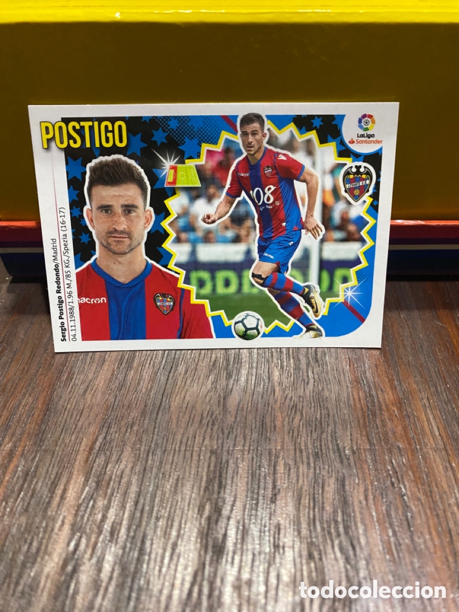 Cromos de f&uacute;tbol: &ldquo;POSTIGO&rdquo; Cromos de f&uacute;tbol La Liga Santander 2018/2019