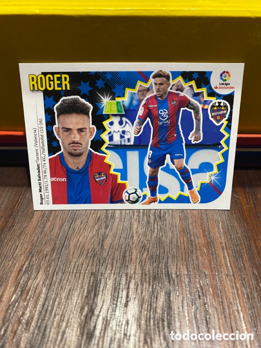 Cromos de f&uacute;tbol: &ldquo;ROGER&rdquo; Cromos de f&uacute;tbol La Liga Santander 2018/2019