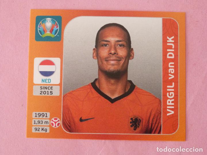 Cromos de f&uacute;tbol: CROMO FUTBOL VAN DIJK DE HOLANDA SIN PEGAR N&ordm; 277 TOURNAMENT EDITION EURO EUROCOPA 2020