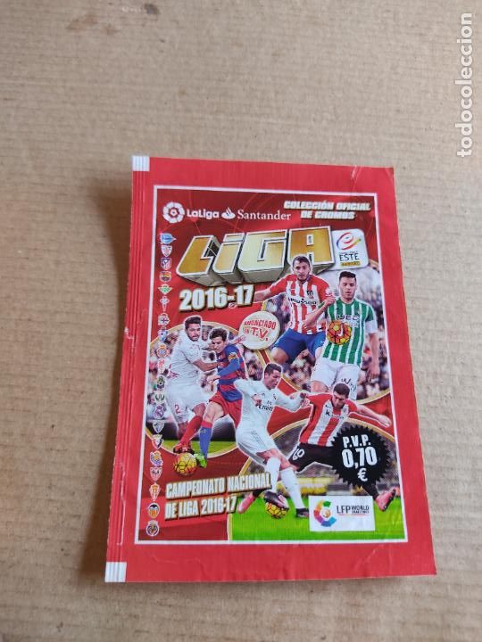 Cromos de F&uacute;tbol: MESSI CRISTIANO RONALDO KOKE DE MARCOS SOBRE CROMOS VAC&Iacute;O LIGA F&Uacute;TBOL 2016-2017 EDICIONES ESTE 16-17