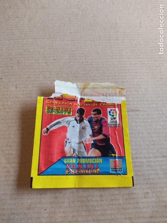 Football Stickers: SOBRE DE CROMOS VAC&Iacute;O F&Uacute;TBOL LIGA 1999-2000 PANINI 99-00: RIVALDO F.C. BARCELONA Y RA&Uacute;L REAL MADRID