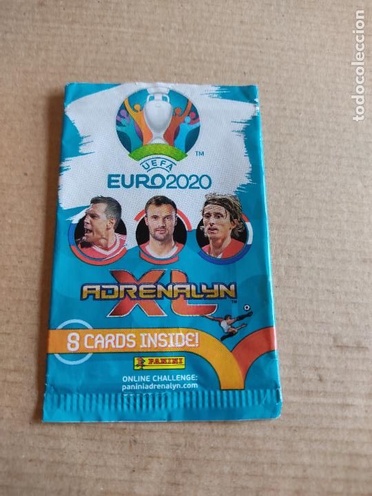 Cromos de F&uacute;tbol: SOBRE VACIO CROMO FUTBOL ADRENALYN EURO 2020 PANINI EUROCOPA MODRIC SEFEROVIC