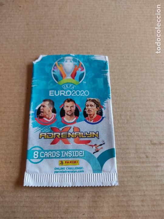 Cromos de F&uacute;tbol: SOBRE VACIO CROMO FUTBOL ADRENALYN EURO 2020 PANINI EUROCOPA MODRIC SEFEROVIC