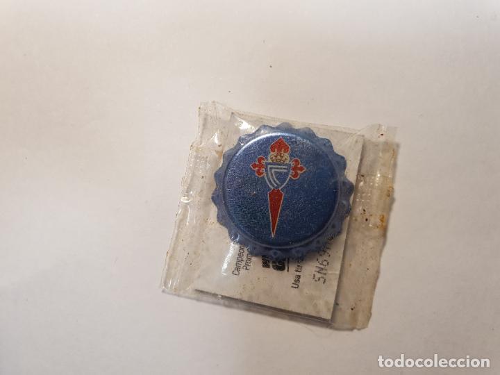 Cromos de F&uacute;tbol: CROMO CHAPA GREFUSA -- ESCUDO FUTBOL LIGA - CELTA