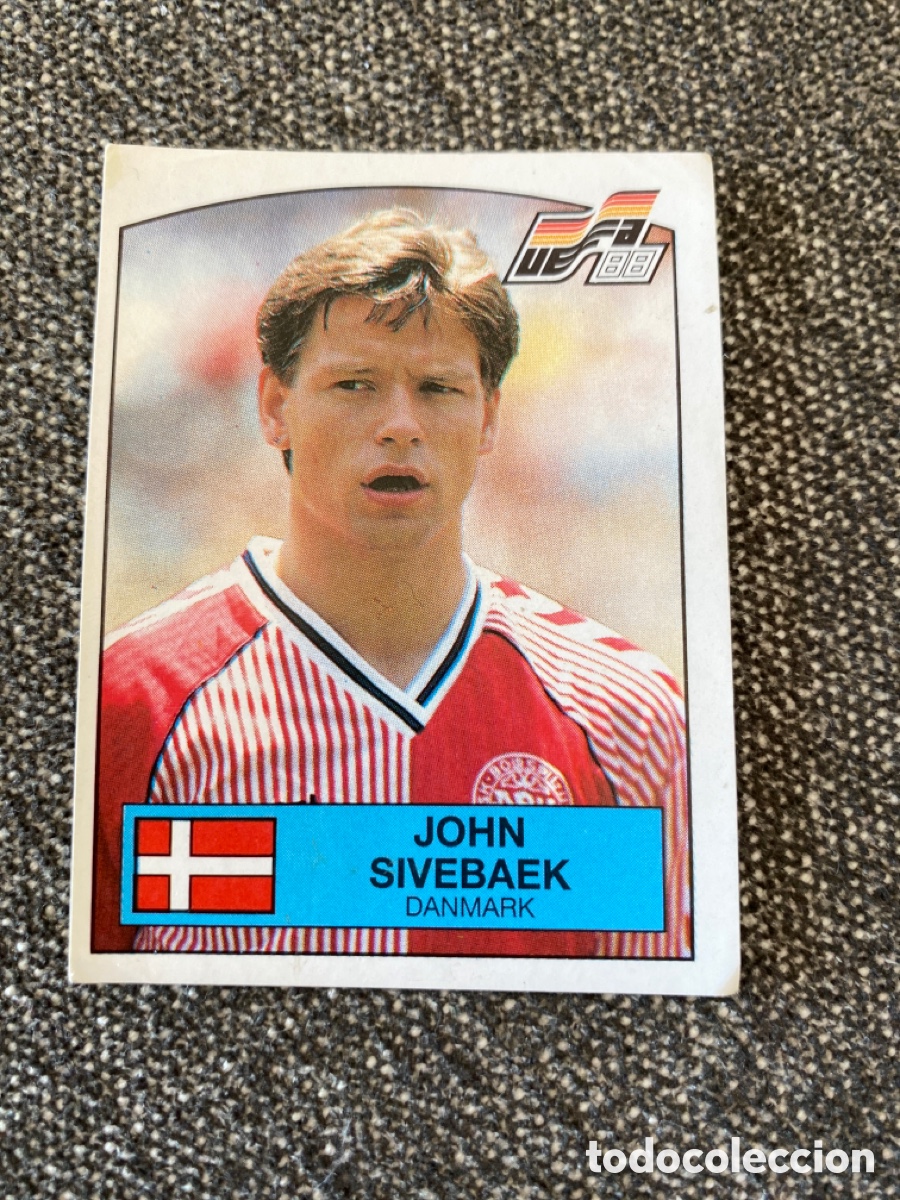 Cromos de f&uacute;tbol: Cromo panini euro 88 n&uacute;mero 108 Sivebaek - Stickers album Eurocup Alemania 1988 Danmark