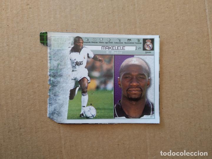 Figurine di Calcio: MAKELELE REAL MADRID CROMO FUTBOL LIGA 2001- 2002 EDICIONES ESTE 01-02