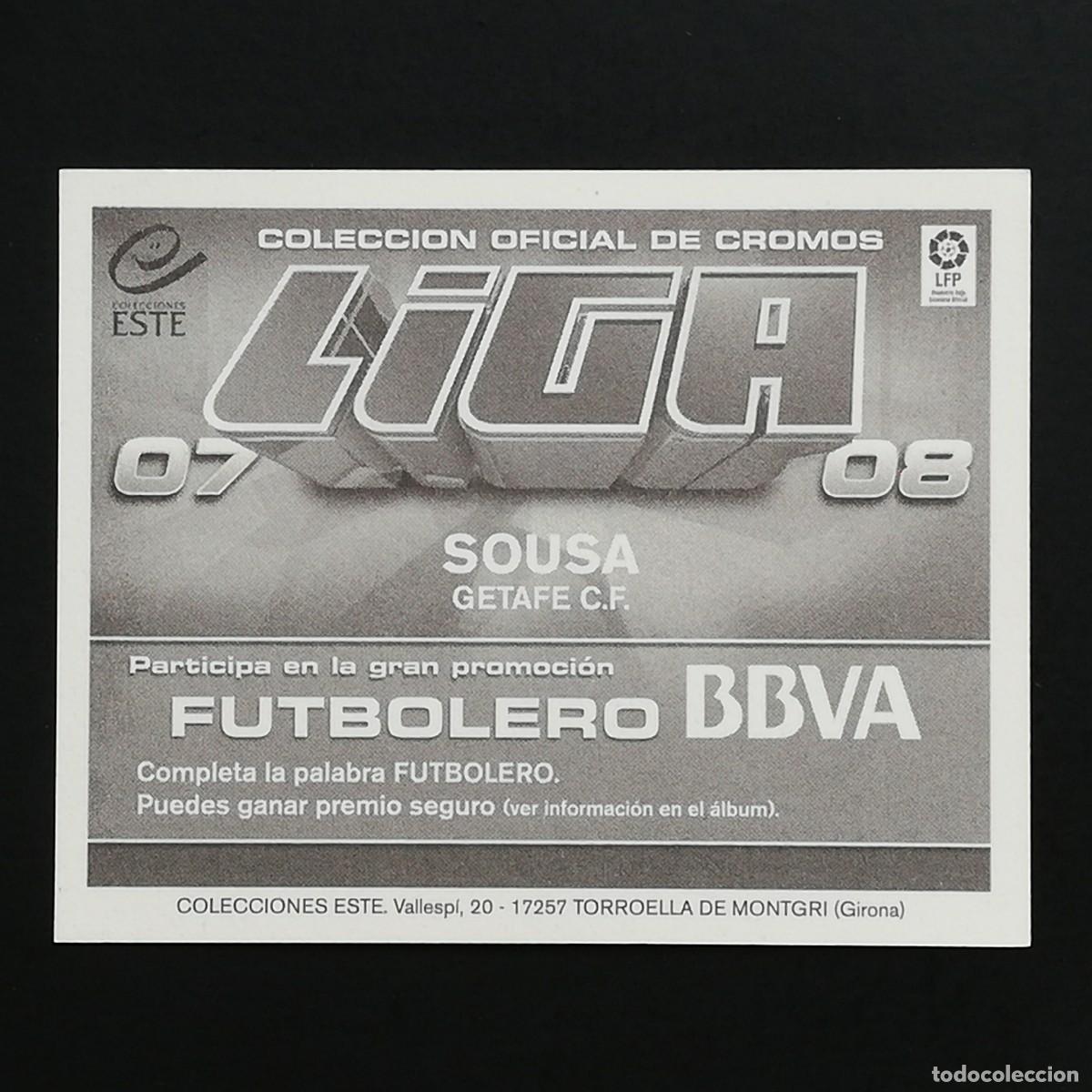 Cromos de f&uacute;tbol: GET SOUSA - GETAFE CF 2007 2008 07 08 EDICIONES ESTE SIN PEGAR - Foto 2