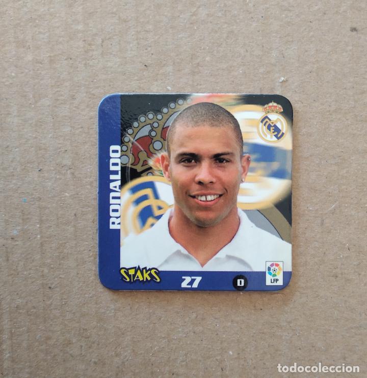 Fu&szlig;ball-Sticker: 27 RONALDO REAL MADRID STAK IMAN NEVERA 2003-2004 LIGA FUTBOL STAKS 03-04