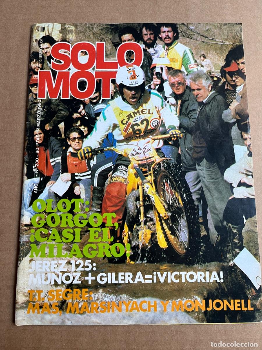 Cromos de F&uacute;tbol: L1. ANTIGUA REVISTA SOLO MOTO 1980