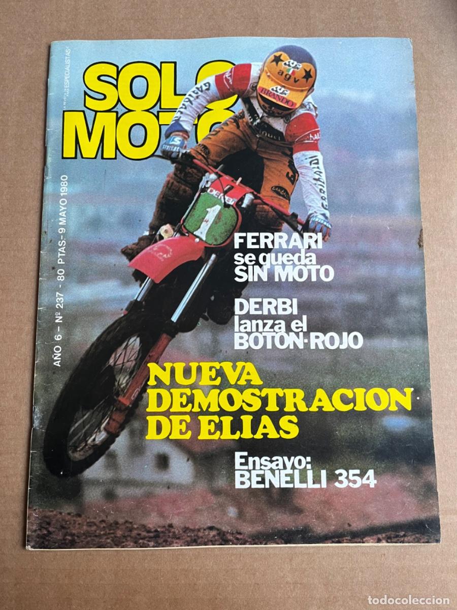 Cromos de F&uacute;tbol: L1. ANTIGUA REVISTA SOLO MOTO 1980