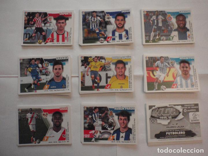 Figurine di Calcio: Lote cromos f&uacute;tbol stickers 107 diferentes y sin pegar. Liga BBVA Ediciones ESTE 2015 2016. 15 16