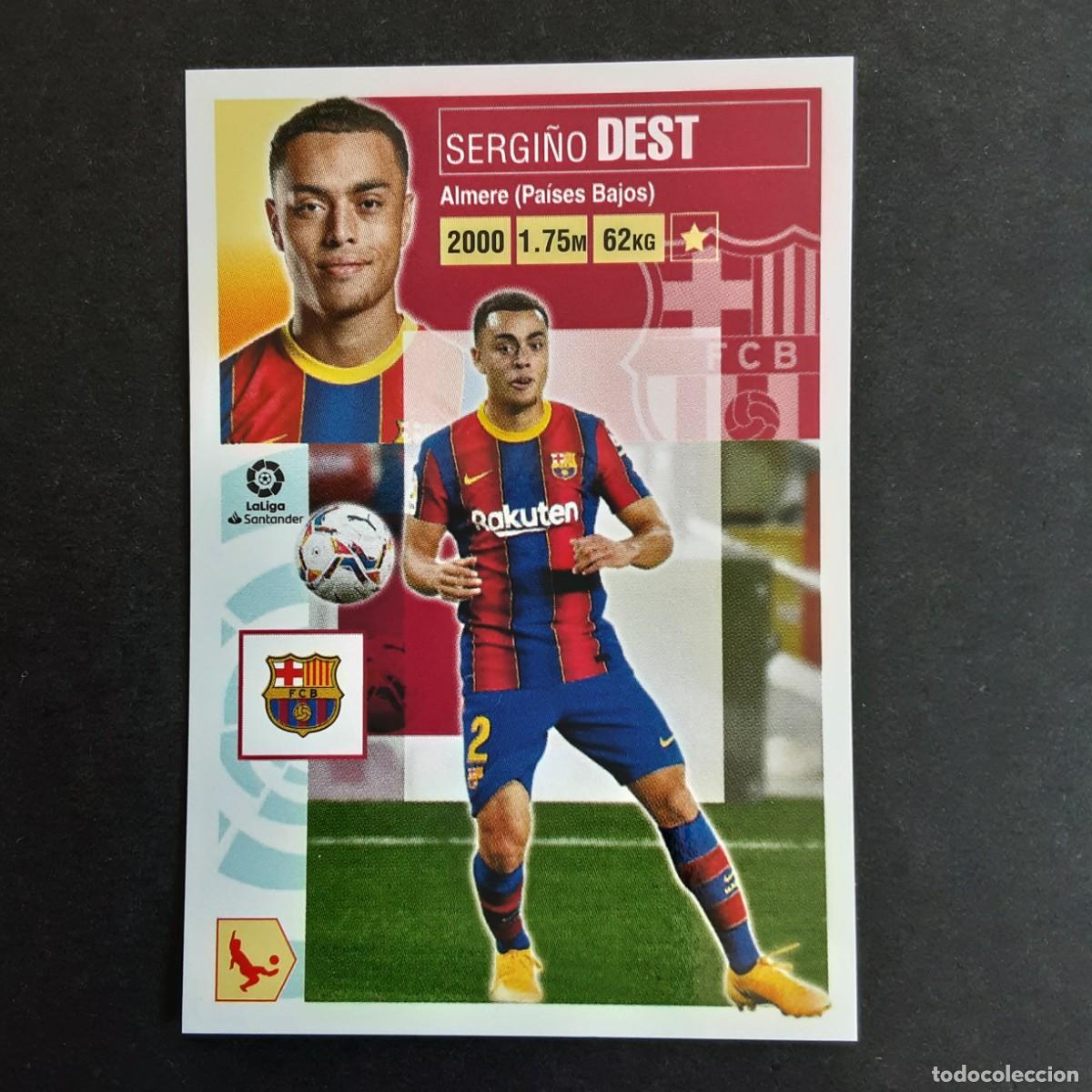 Fu&szlig;ball-Sticker: CROMO LIGA 2020 2021 COLECCIONES ESTE PANINI COLOCA N&ordm;5 BIS DEST-BARCELONA NUNCA PEGADO