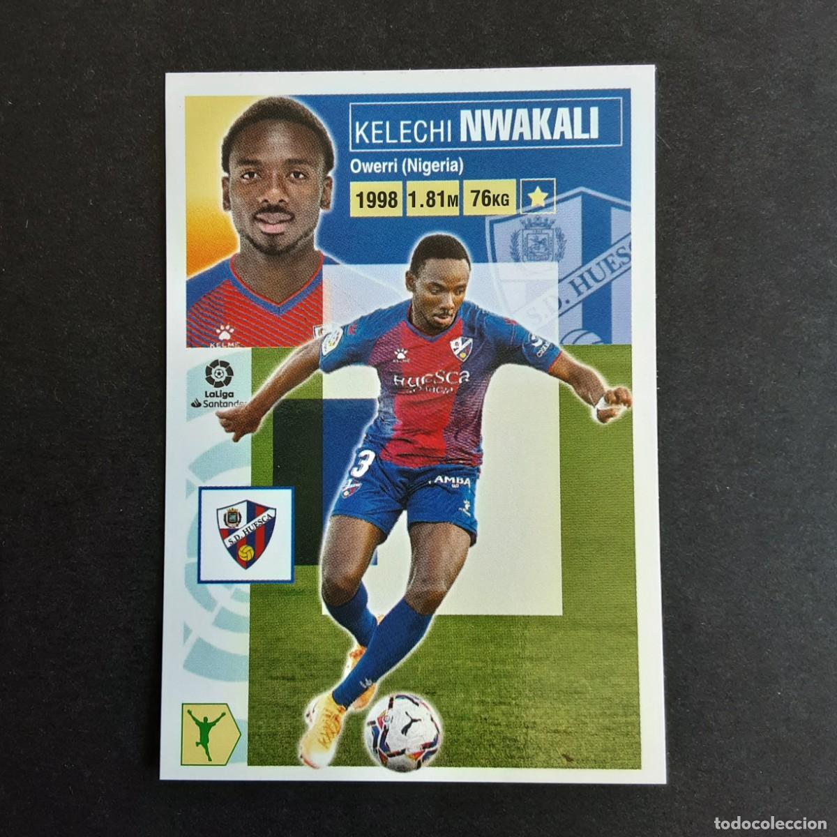 Cromos de f&uacute;tbol: CROMO LIGA 2020 2021 COLECCIONES ESTE PANINI COLOCA N&ordm;17 BIS NWAKALI-HUESCA NUNCA PEGADO