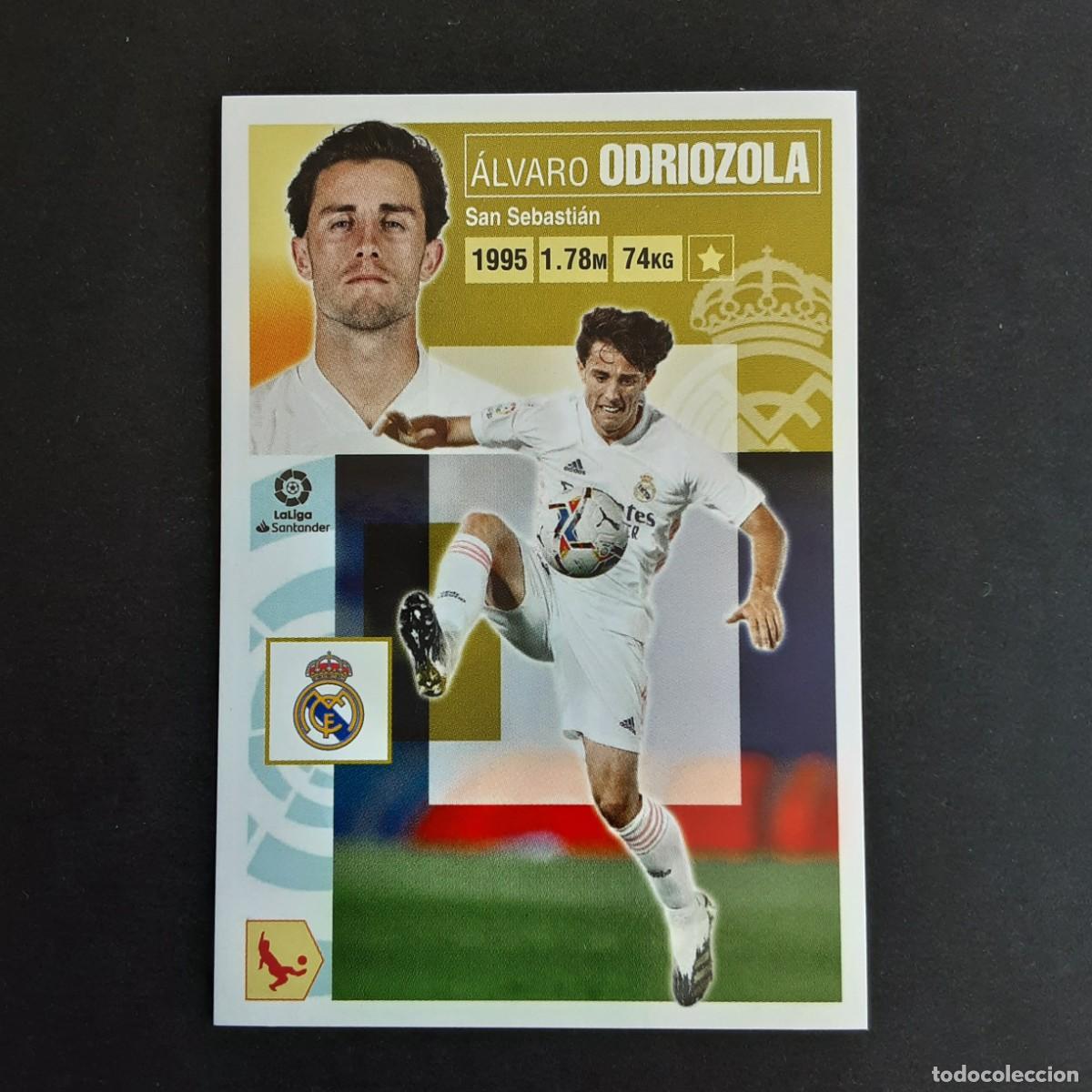 Cromos de f&uacute;tbol: CROMO LIGA 2020 2021 COLECCIONES ESTE PANINI COLOCA N&ordm;4 BIS ODRIOZOLA-REAL MADRID NUNCA PEGADO