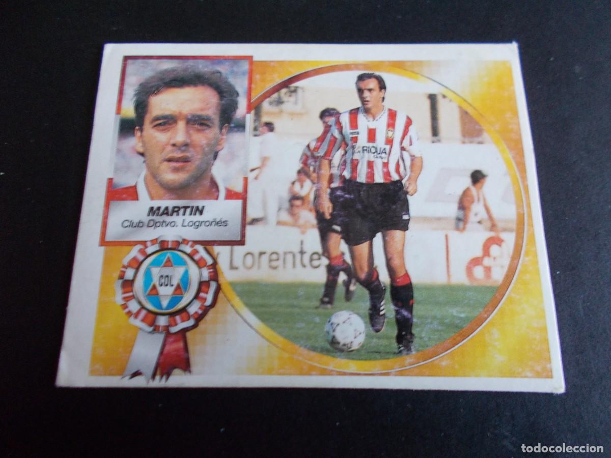 Cromos de f&uacute;tbol: ESTE 94-95 BAJA MARTIN LOGRO&Ntilde;ES SIN PEGAR - Foto 1