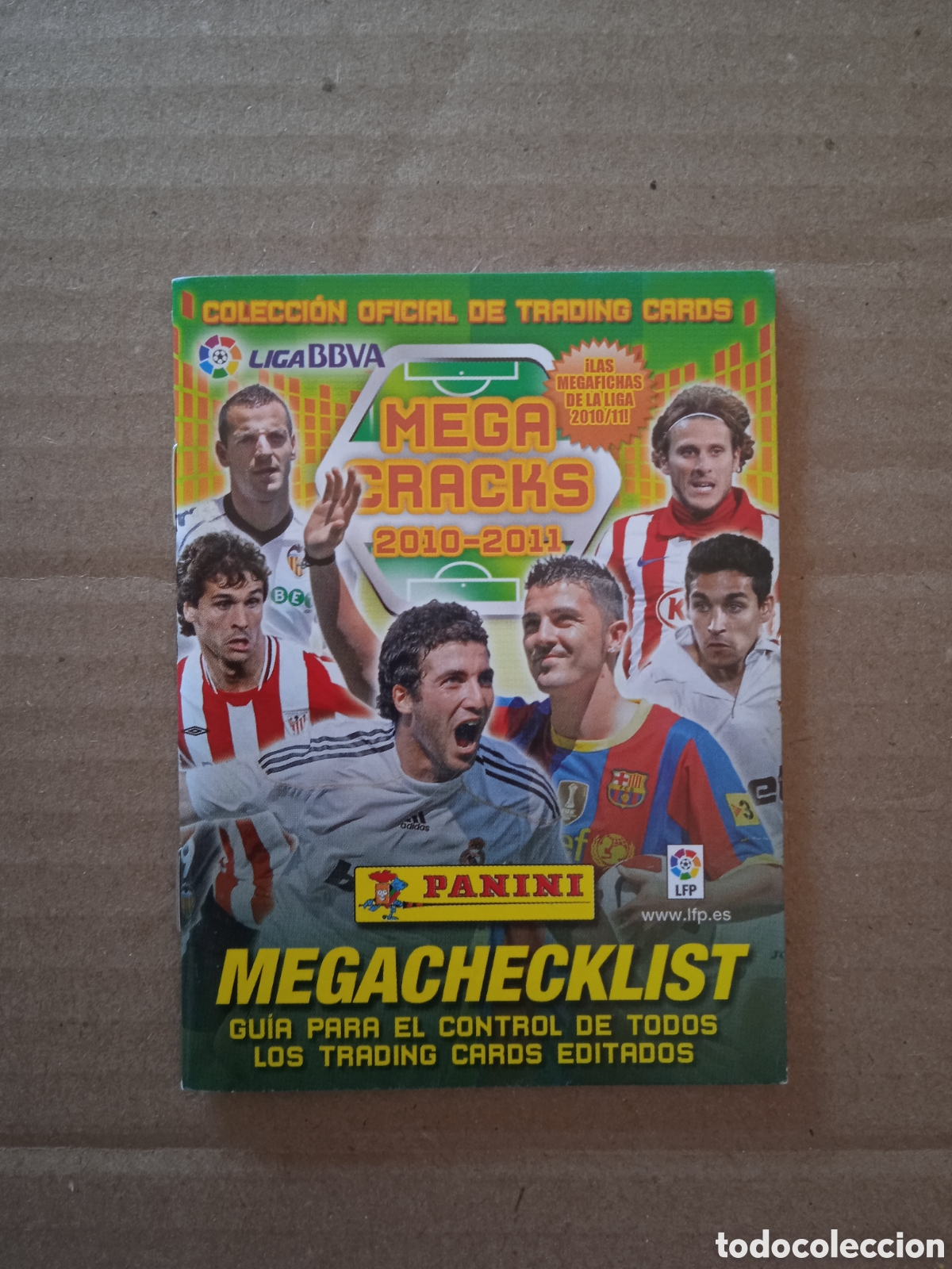 Cromos de F&uacute;tbol: LIBRITO MEGACHECKLIST INDICE LISTADO CROMOS F&Uacute;TBOL PANINI MEGACRACKS 2010-2011 MGK LIGA 10-11
