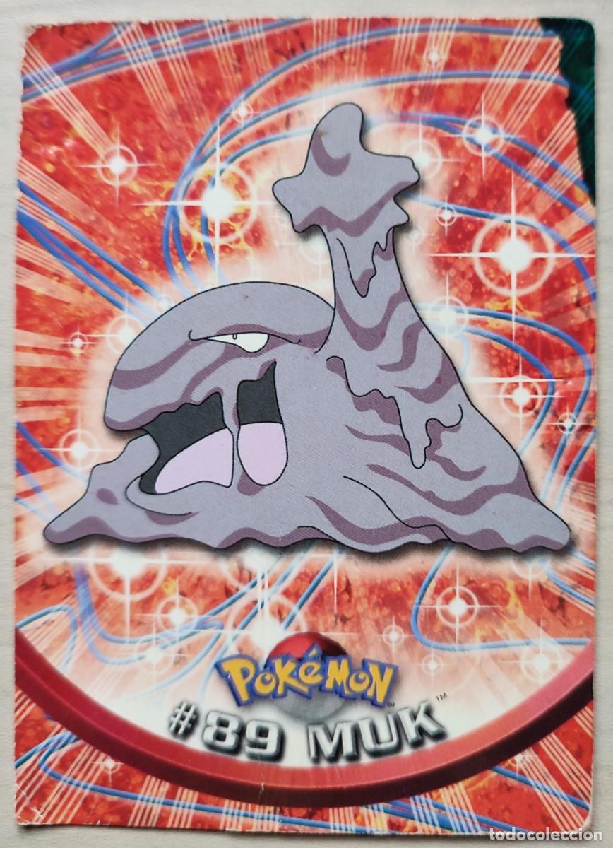 Football Stickers: 89 MUK TRADING CARD POKEMON SERIE 2 TOPPS 2000 EN INGLES . VER FOTOS