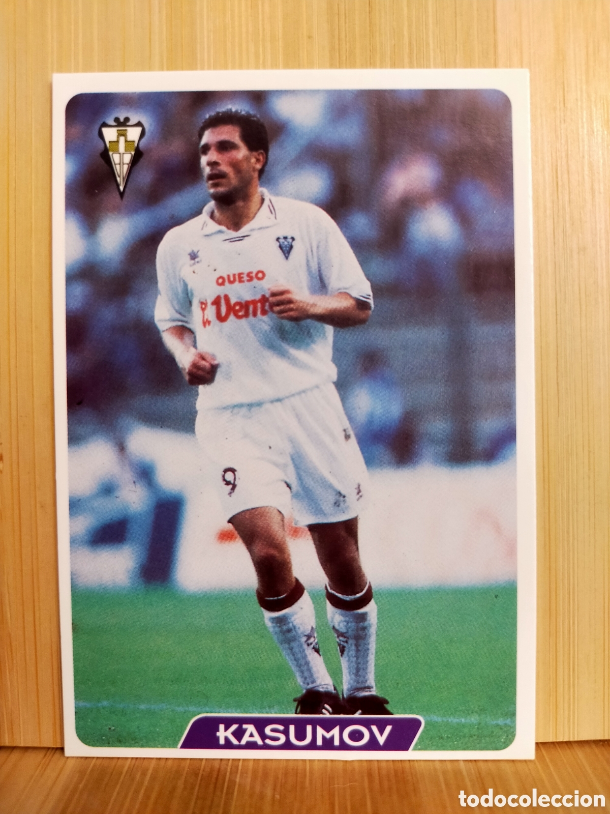 Fu&szlig;ball-Sticker: 1995 1996 95 96 MUNDICROMO FICHA DE LA LIGA ALBACETE KASUMOV N 304